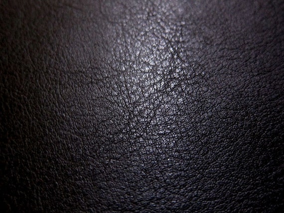 Black Vegan Leather Fabric for Upholstery Faux Leather Fabric in