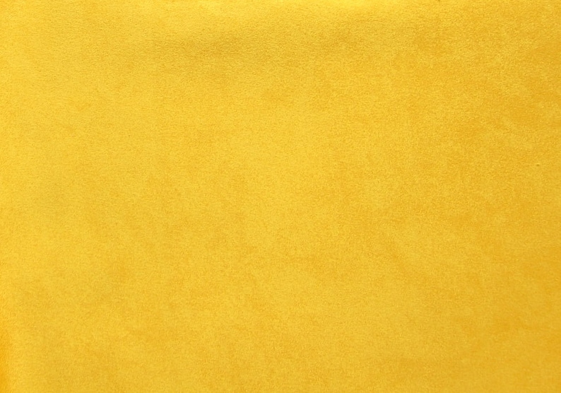 Yellow Faux Suede Fabric / Microsuede Upholstery Fabric Etsy UK