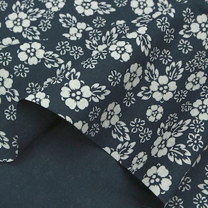 Traditional Japanese Prints on Indigo Japanese Cotton Fabric for Dressmaking, Quilting, Home Decor image 4