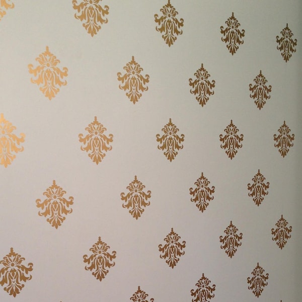 Damask Wall Decals Vinyl Wall Pattern Decal Sticker Wall Art Abstract Decals