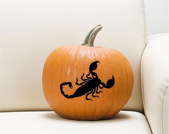 Scorpion Spooky Halloween Wall Decal sticker vinyl lettering spider decals halloween decor pumpkin sticker