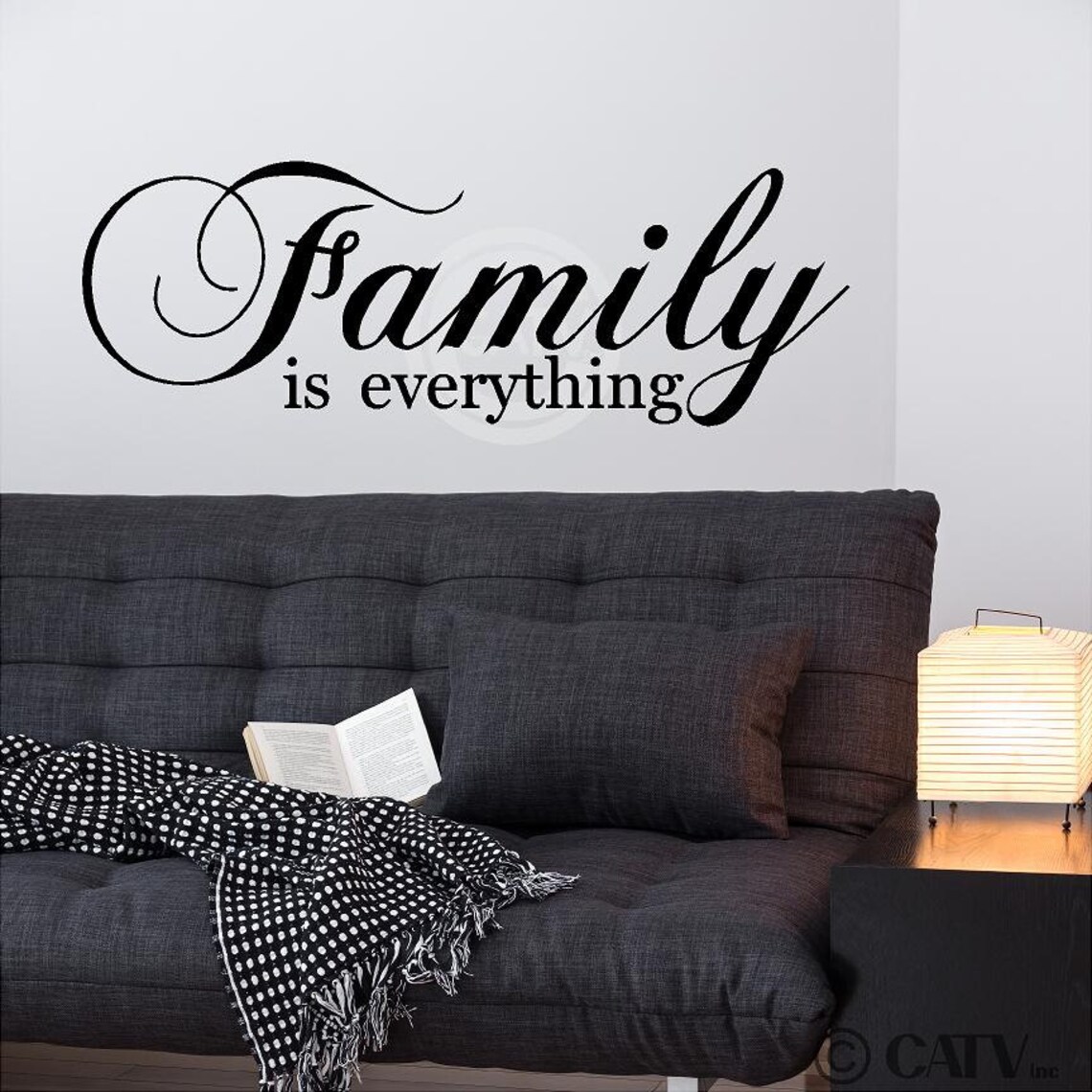 Family is Everything Vinyl Lettering Art Decal Wall Sticker Etsy