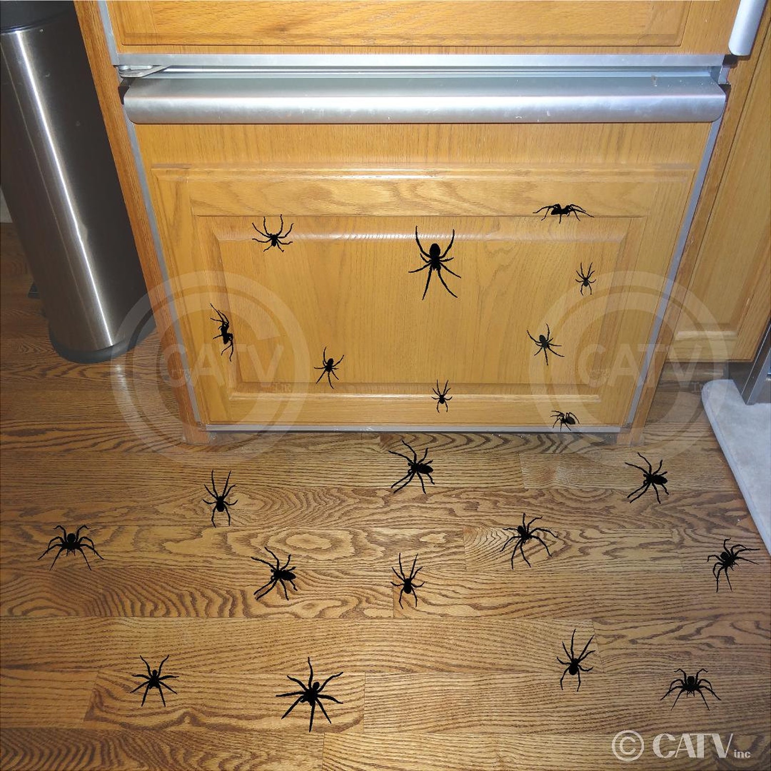 Halloween Spiders Spider Wall Decal Stickers Seasonal Holiday Etsy