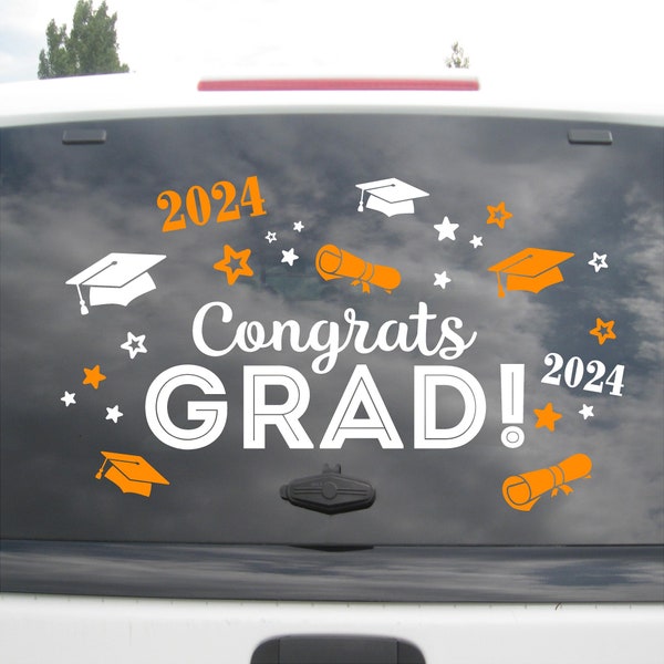 Senior 2024 Window Decal Etsy