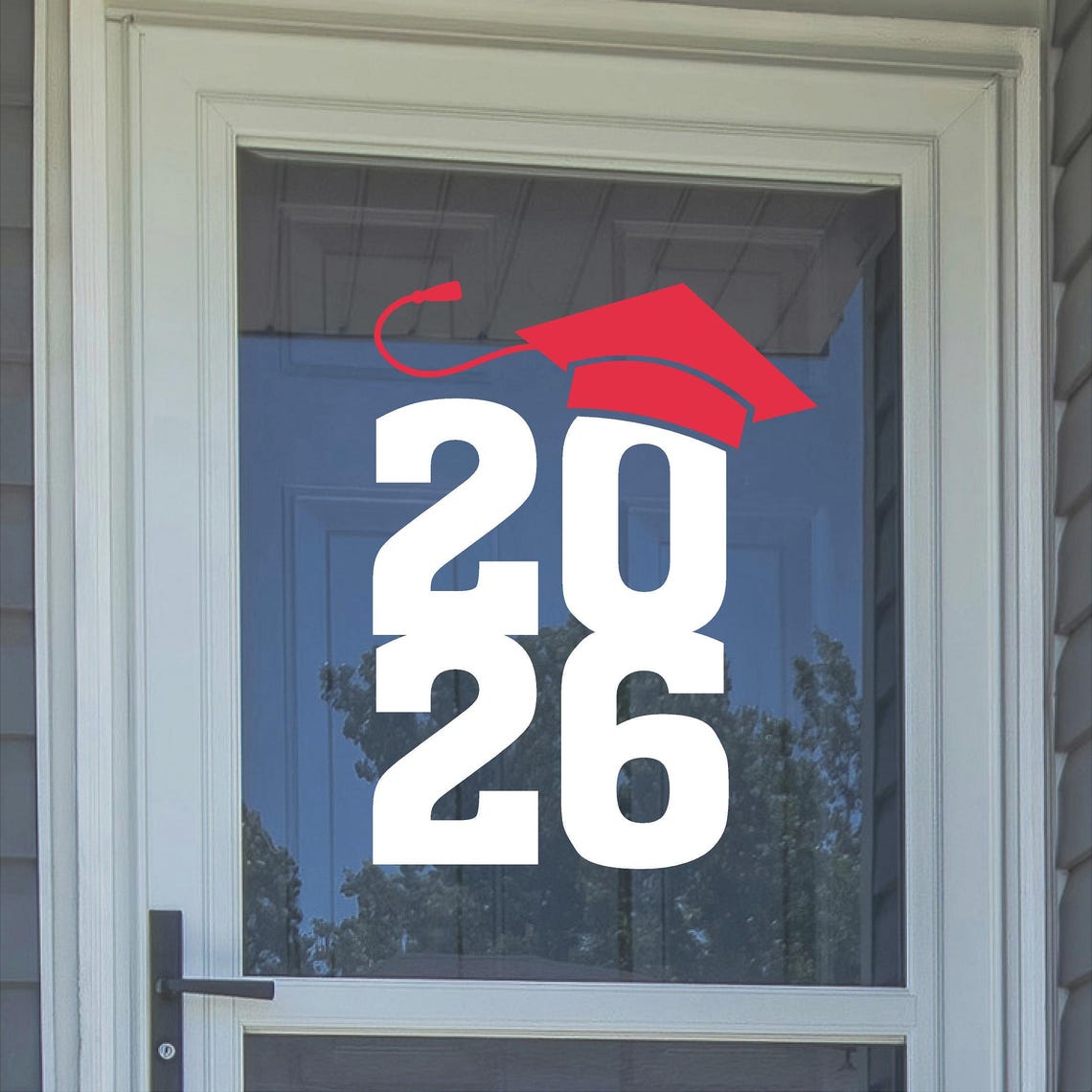 2026 (your Year) With Graduation Cap Stickers Vinyl Wall Decals Car ...