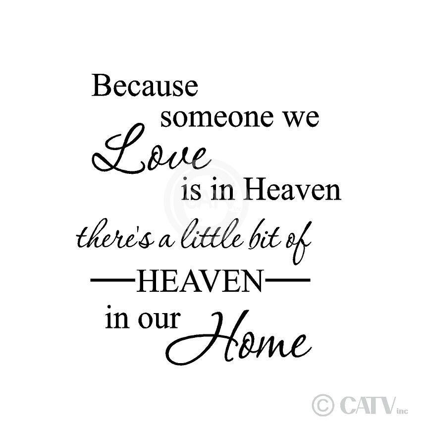Because Someone We Love is in Heaven There's a Little Bit - Etsy Canada