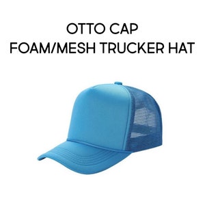 Blank Vintage Style Trucker Hat // True Trucker Hat Fit