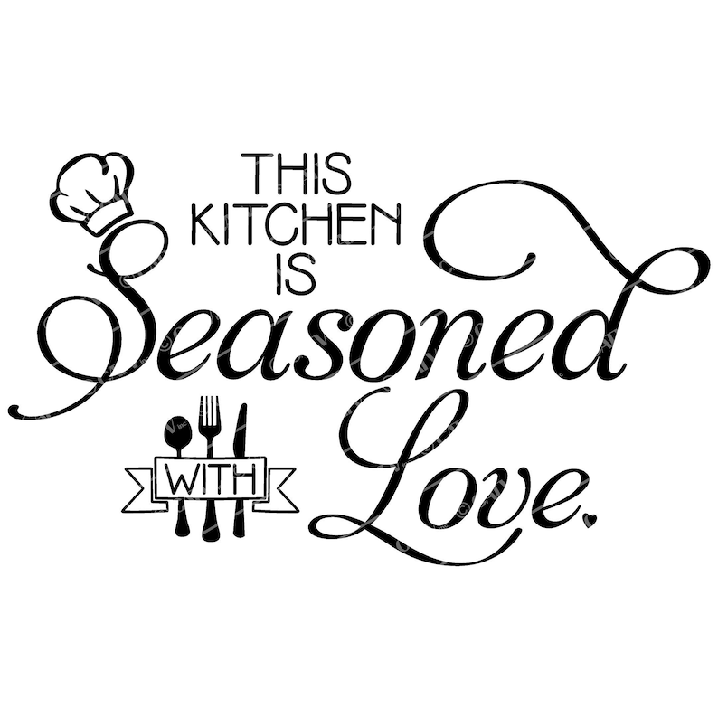 Free Free This Kitchen Is Seasoned With Love Free Svg 487 SVG PNG EPS DXF File