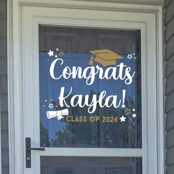 Class of 2024 Car Decal Etsy