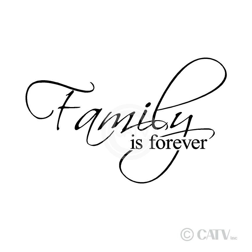 Family is Forever Vinyl Lettering Wall Sayings Word Art Home - Etsy