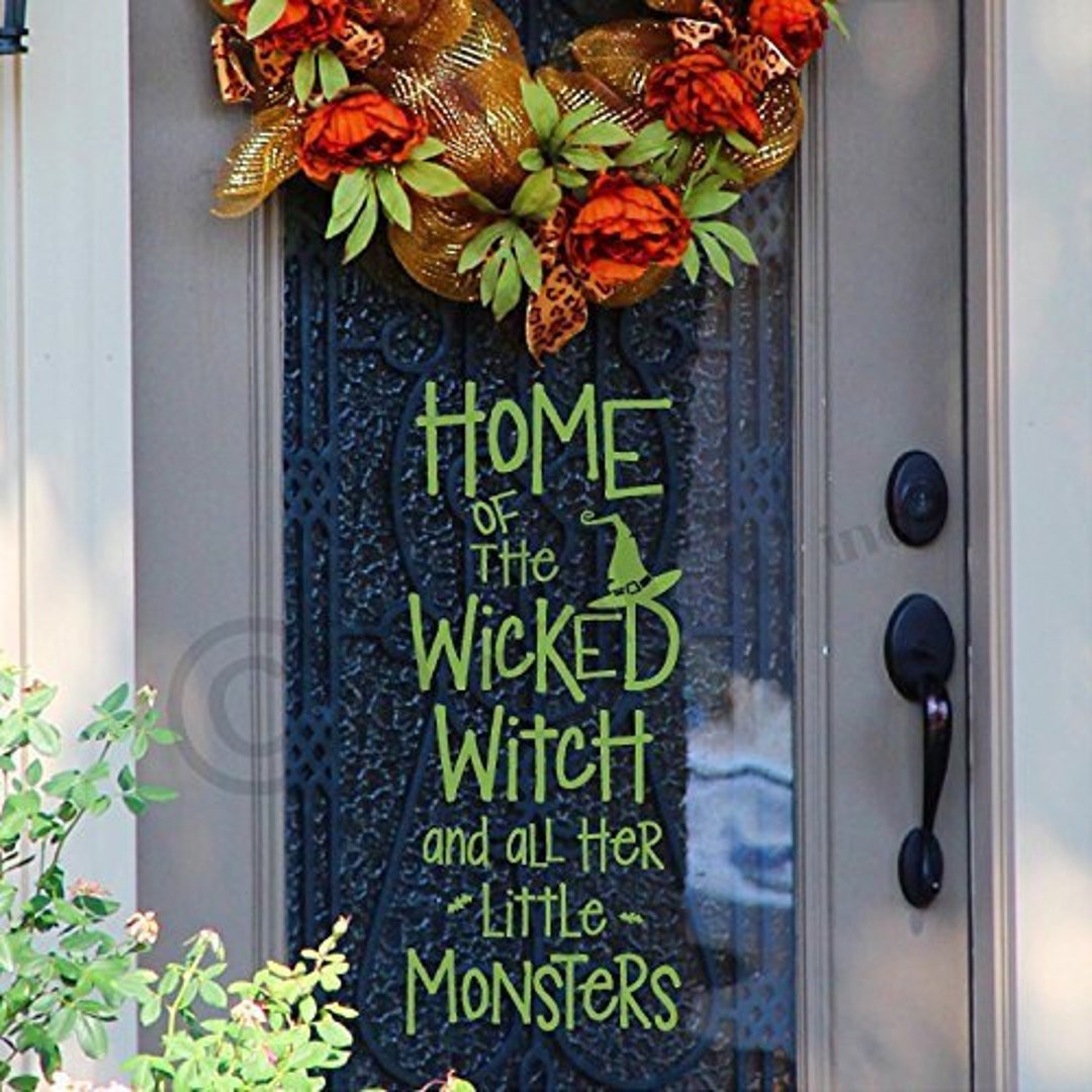 Home of the Wicked Witch and All Her Little Monsters Halloween Holiday ...