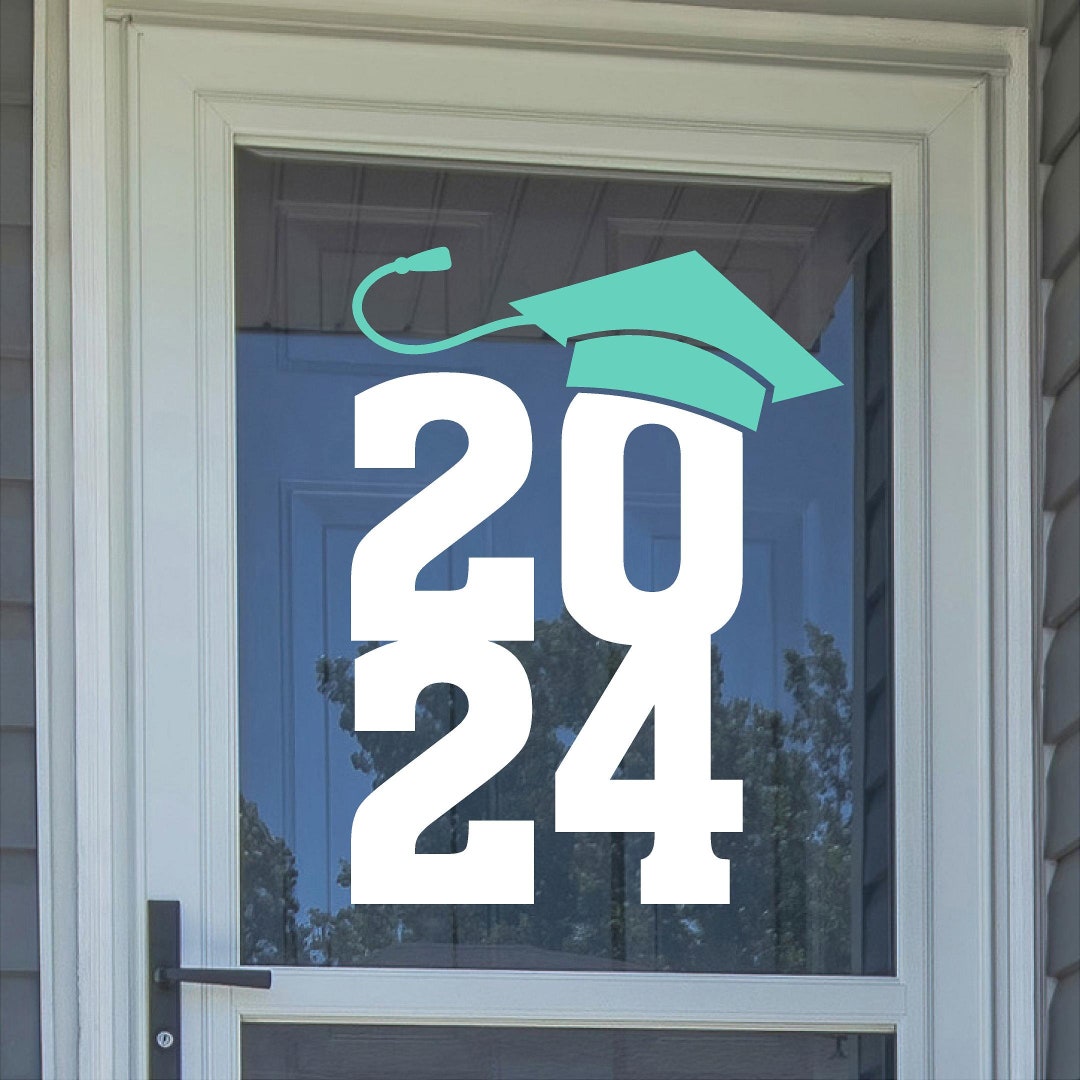 2024 your Year With Graduation Cap Stickers Vinyl Wall Decals Car Decal ...