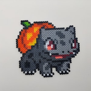 Pixelart pompoen Bulbasauriërs Halloween