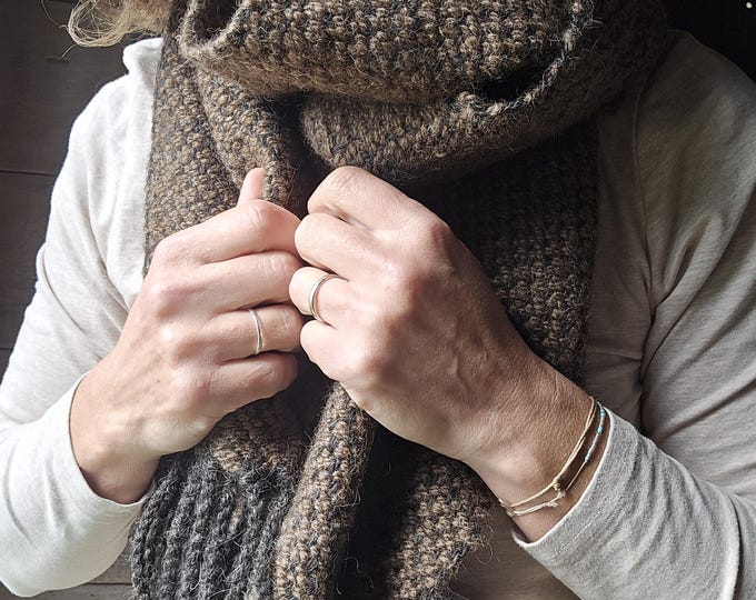 Handwoven Shetland Scarf