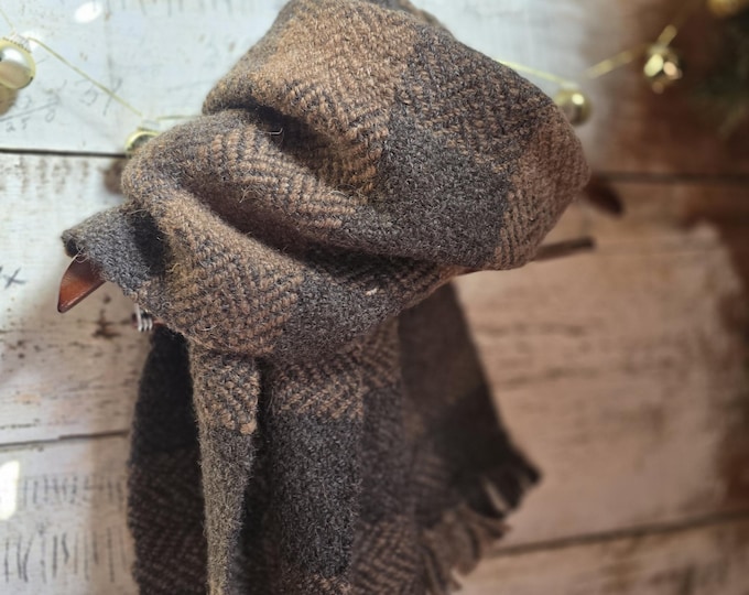 Handwoven Shetland Scarf