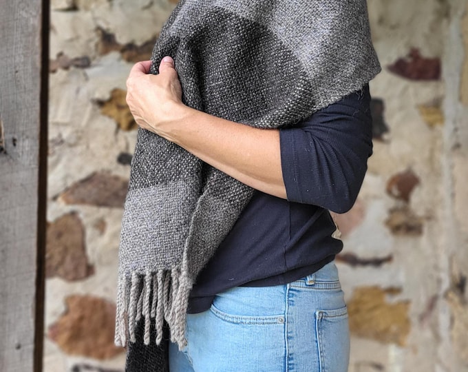Woven Shetland Shawl