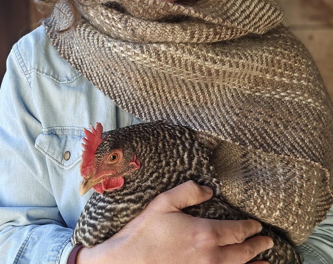 Handwoven Shetland Shawl