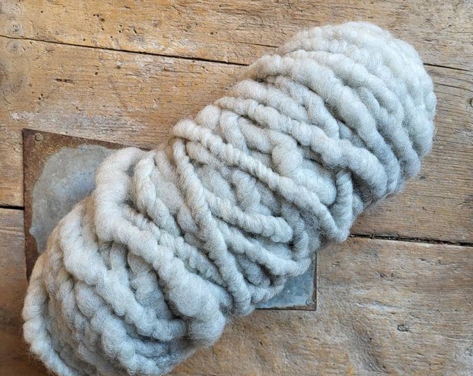 Cotton Core Spun Soft Gray Shetland