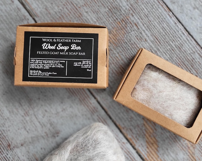 Wool Felted Soap Bar