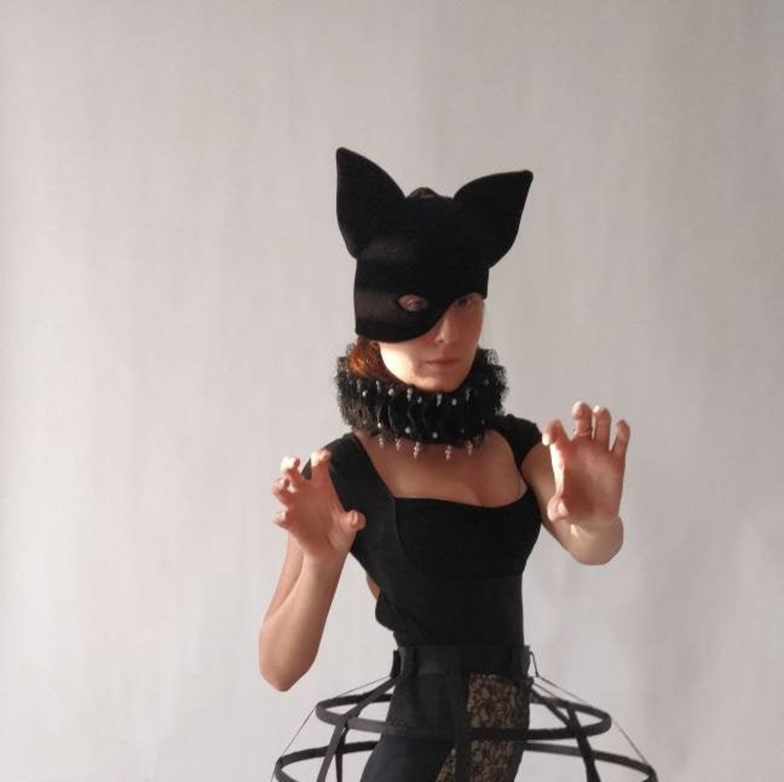 Cosplay Black Cat Ears Hat Halloween Costume Halloween ears Etsy