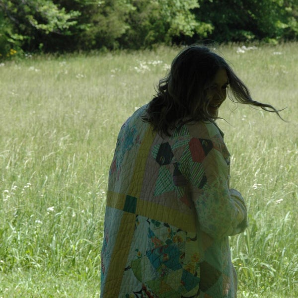 Vintage Patchwork Quilt Jacket