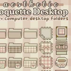Plus de 100 chemises de bureau Coquette rose pâle - Personnalisation tendance pour ordinateur [compatible avec Windows et Mac] dessinée à la main