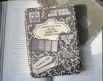 Dark Romance Notebook Case, Kindle Case, Kindle Paperwhite 12th Gen Kindle Case, Dark Romance Kindle Case, Gothic Kindle Case, Bookish