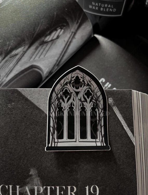 Cathedral Sticker, Dark Romance Sticker, Bookish Sticker, Gothic Sticker, Kindle Sticker, Dark Romance Kindle Sticker, Gothic Aesthetic