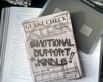 Emotional Support Kindle Case, Kindle Paperwhite 12th Gen, Kindle Case, Dark Romance Kindle Case, Gothic Kindle Case, Bookish Case