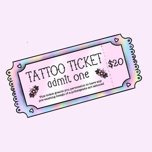 Tattoo-Karte |        Eine Poltergeister Kunst