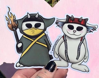 Clancy and the Torchbearer Ned Stickers        I         Twenty One Pilots TOP Breach Inspired Art