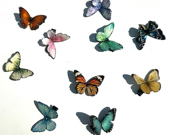 Small Butterfly Hair Clip Bundle, Butterfly Side Hair Pins, Fairy Hair Accessory, Handmade Jewelry, Gifts For Her