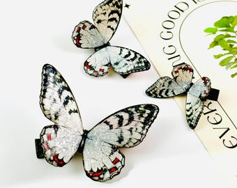 Elegant Butterfly Hair Clip, Fairy Insect Hair Pin, Handmade Bridesmaid Gift for Her