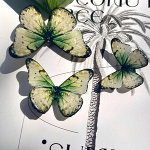 Vintage Butterfly Hair Clips, ButterFly Side Hair Pins, Fairy Hair Accessories, Handmade Jewelry, Gift for Her