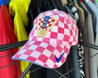Gorra vintage de fútbol de la selección nacional de Croacia, gorra snapback