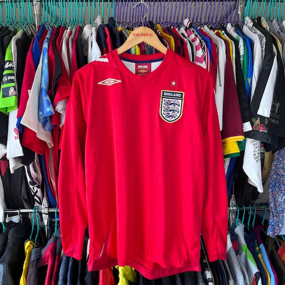 england long sleeve football shirt