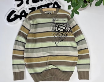 Vintage Billabong Jumper Sweater Solid Print Grunge Surf Style Y2K Size M