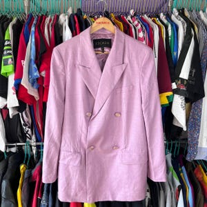 ESCADA ピンク エレガント ブレザー ダブルブレスト ジャケット ウール 