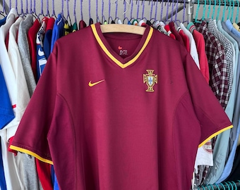 Camiseta de fútbol Nike vintage de Portugal 2000/2002, talla L