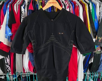 X-Bionic Mens Thermal Ski Energizer Black Tshirt Size S/M