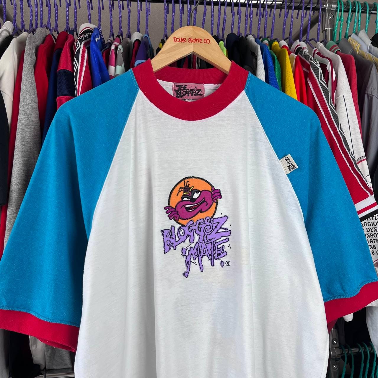 T-shirt Vintage Joe Bloggs Blanc - Taille XXL - Neuf Avec étiquettes - Années 90