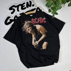 Vintage ACDC AC/DC 90s Ballbreaker Tour T-Shirt Brockum Rock L