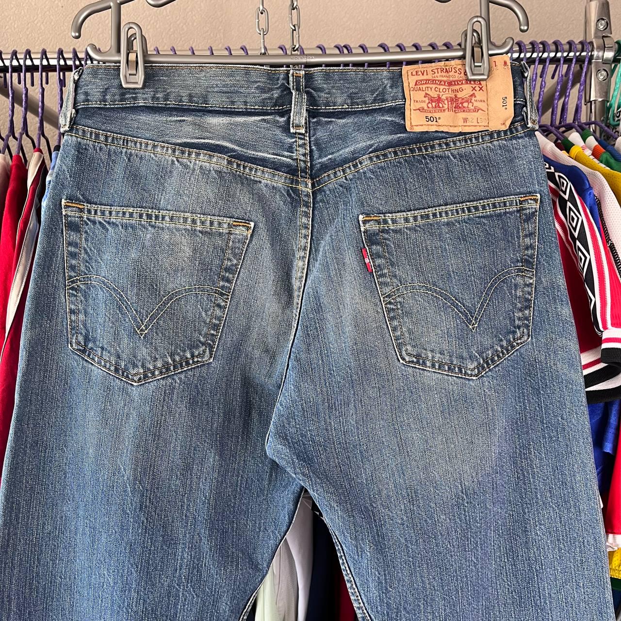 Vintage Levis 501 Blue Denim Straight Pants W32 L30 - Etsy