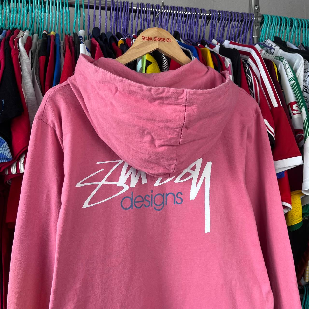Stussy Pink Hoodie - Etsy