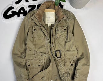 Ralph Lauren Denim&Supply Multipocket Military Beige Jacket Size M