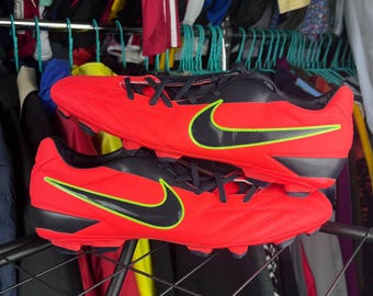 Nike Total 90 T90 Shoot IV FG Boots Soccer Cleats Crimson/Black US13