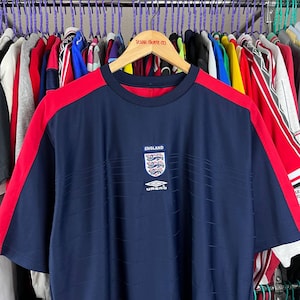 Vintage Umbro England 1999/2001 National Team Training Football Soccer Jersey