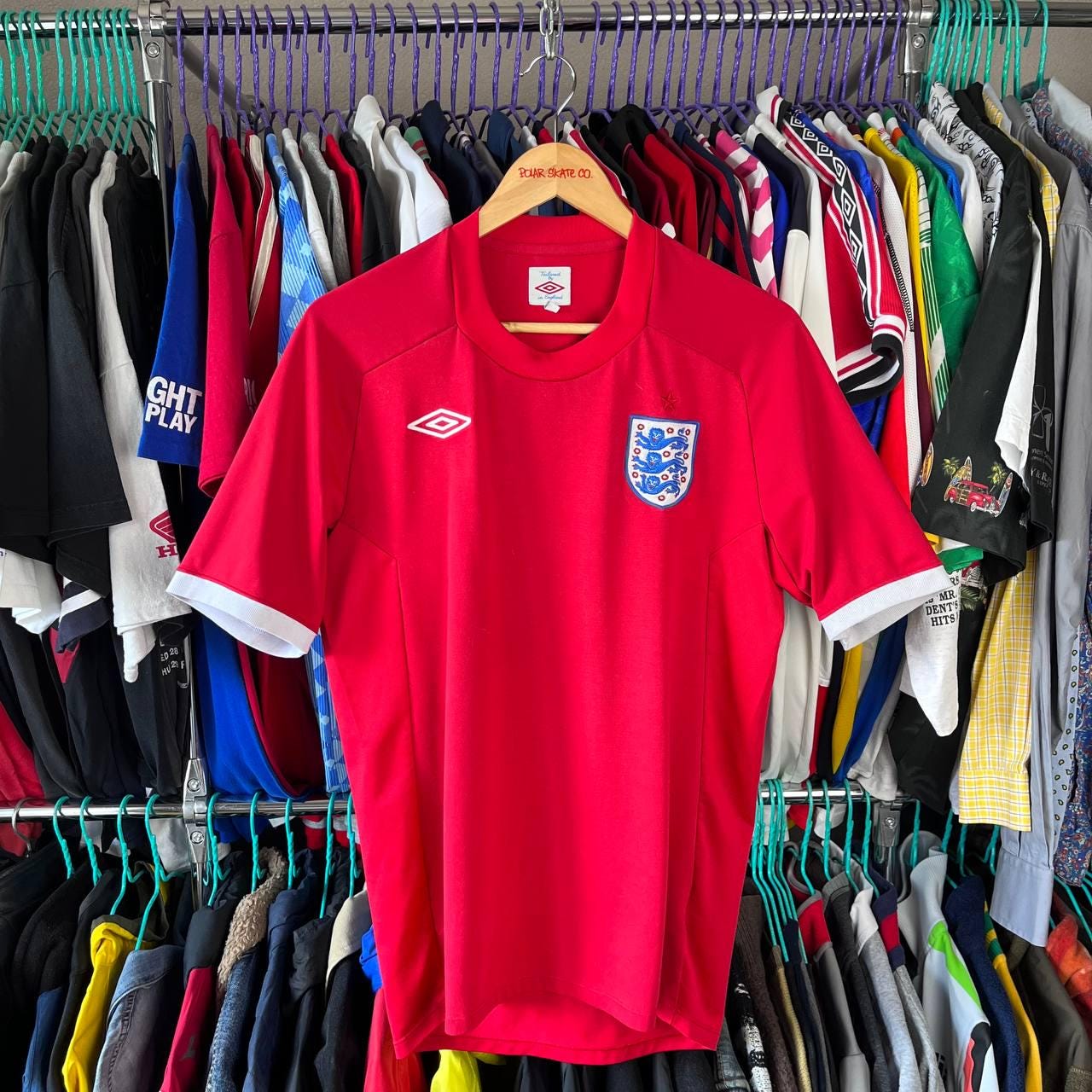 England National Team Football Soccer Jersey Tshirt Size 40 - Etsy