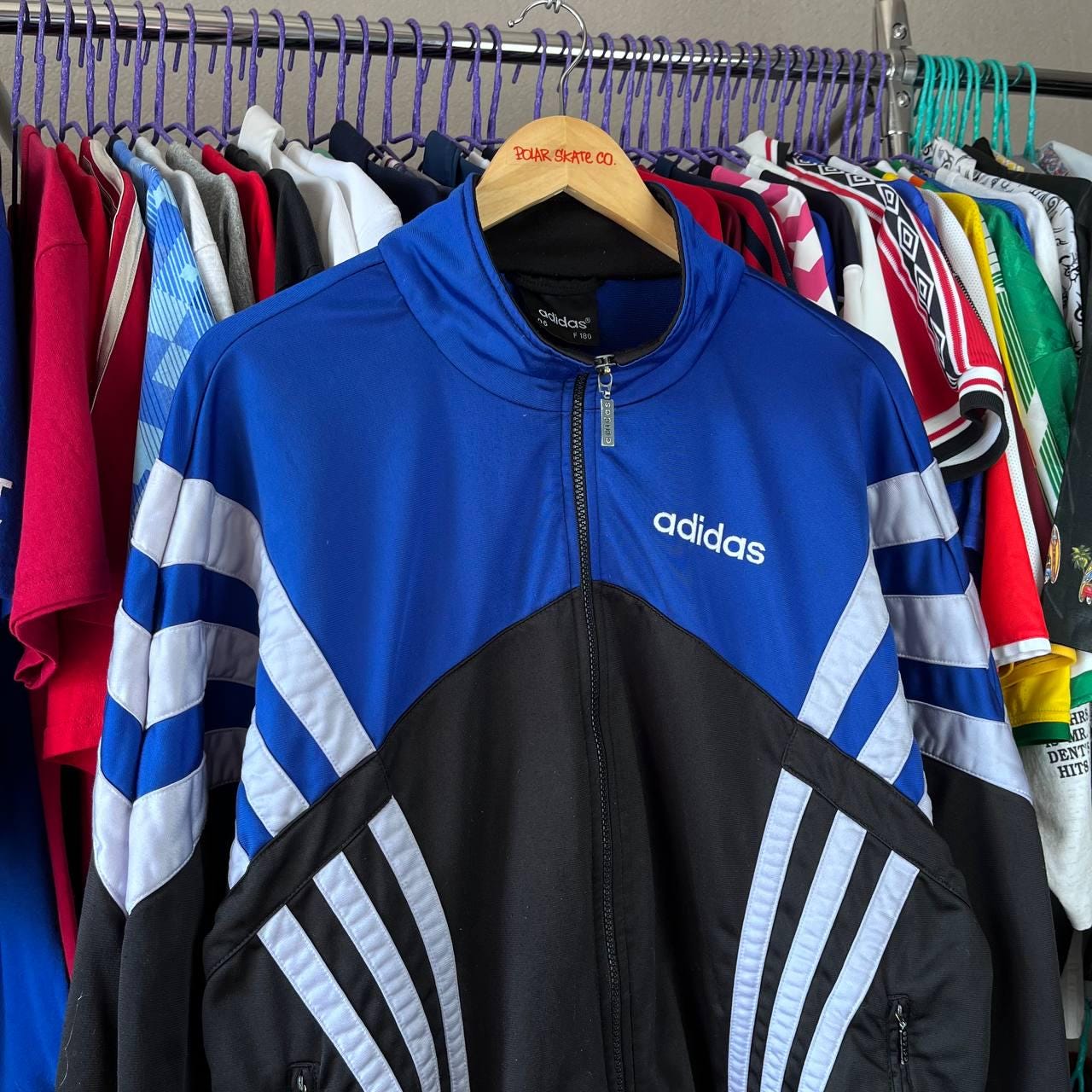 adidas vintage D6 F180 ジャージ　インドネシア製 adidas vintage D6 F180 ジャージ インドネシア製 - メルカリ