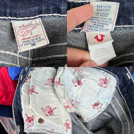 TRUE RELIGION 26 【made in USA】 True Religion Flared Bootcut Jeans Made in USA Size 26 Y2K - Etsy